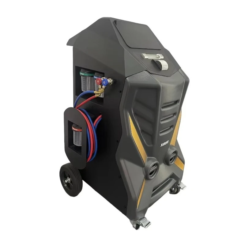 آلة الاسترداد التلقائي X868 معدات إعادة تدوير وتنظيف المبردات الأوتوماتيكية بالكامل للعناية بالسيارات