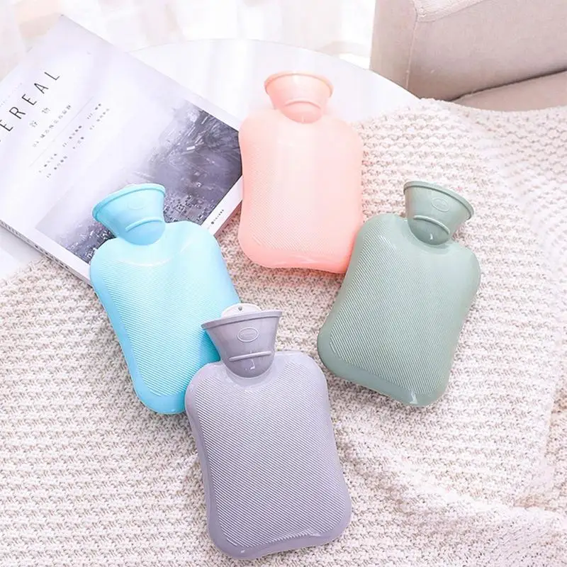 Thick Hot Water Bottles Portable Rubber Winter Warm Hot Water Bag Hand Warmer Girls Pocket Hand Feet Keep On Hand Warmer