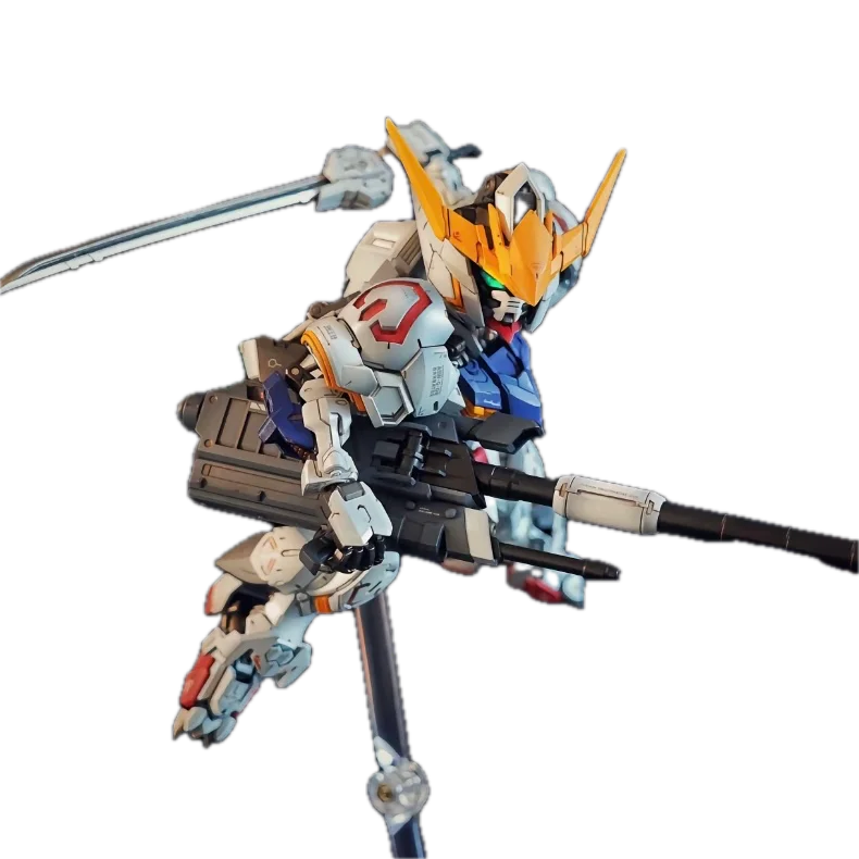 GAOGAO Barbatos MGSD ASW-G-08 مع ملصقات تجميع Mecha أطقم منمذجة تجميع الألعاب