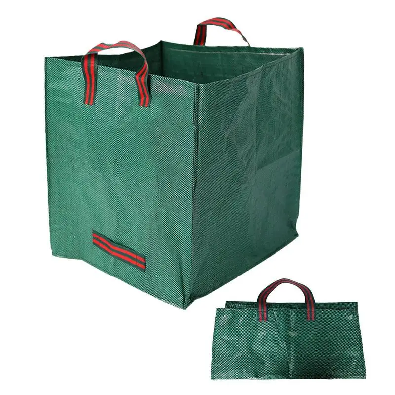 Lawn And Leaf Bag Convenient Portable Garden Waste Bag Large Capacity Garden Bag Reusable Leaf Debris Yard Storage Container box