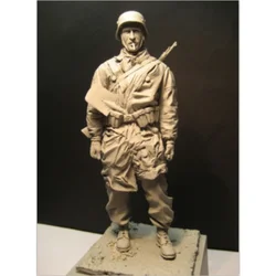 Figura de resina fundida a presión a escala 1/16, Kit de montaje de modelo de 1 persona, modelo de juguete (sin pintar)