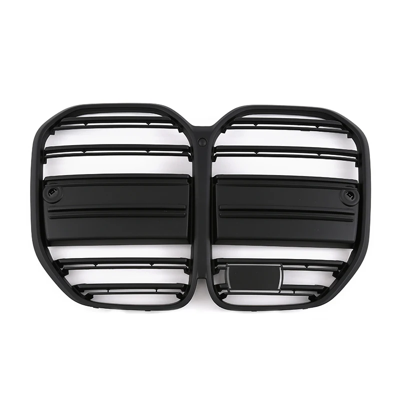 For Bmw 4 Series G22 G23 ABS Matte Black Double Slats Frame Grille With ACC For Bmw G22 G23 2021 2-Door 2022 2023 G22 Grill