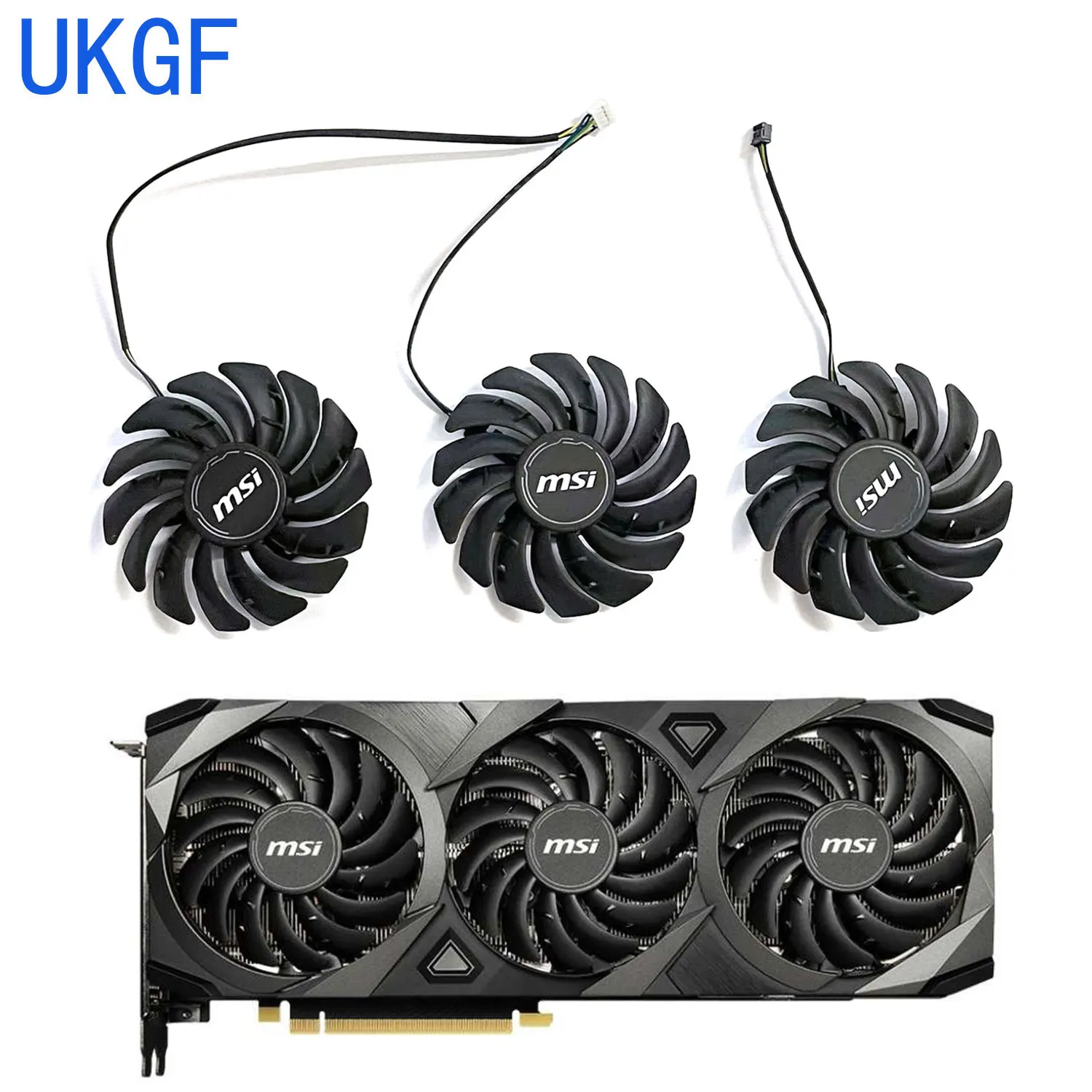 PLD09210S12HH 85mm RTX3080 RTX3070 Cooler MSI Geforce RTX 3060 Ti 3070 3080 3080Ti 3090 Ventus 3X Wentylator karty graficznej do gier