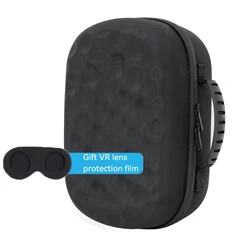 New Travel Carrying Case for Meta Quest 3 Headset Controllers EVA Hard Shell Storage Bag with Mesh for Meta Quest3 VR Accessorie