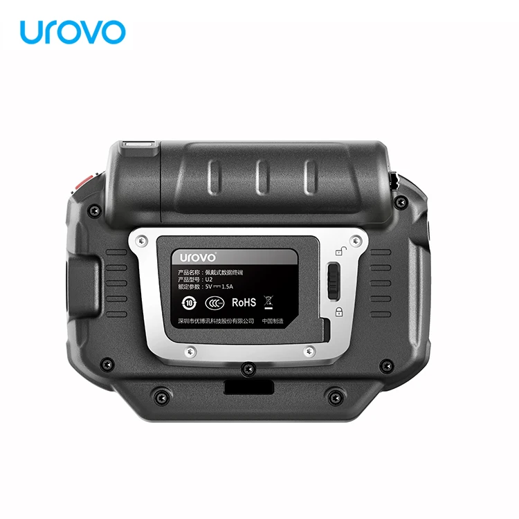 For U2 IP65 Waterproof Industrial Android 10 Wearable PDA Barcode Scanner with GPS 1GB/2GB RAM 8GB/16GB ROM-in Stock