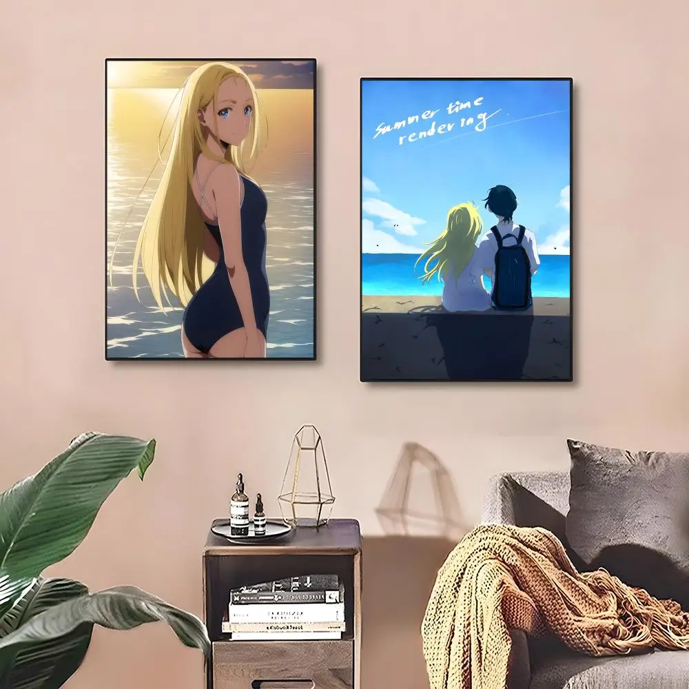 Summer Time Rendering Mystery Supernatural Painting Calligraphy Poster ‌decor Canvas Modern living room