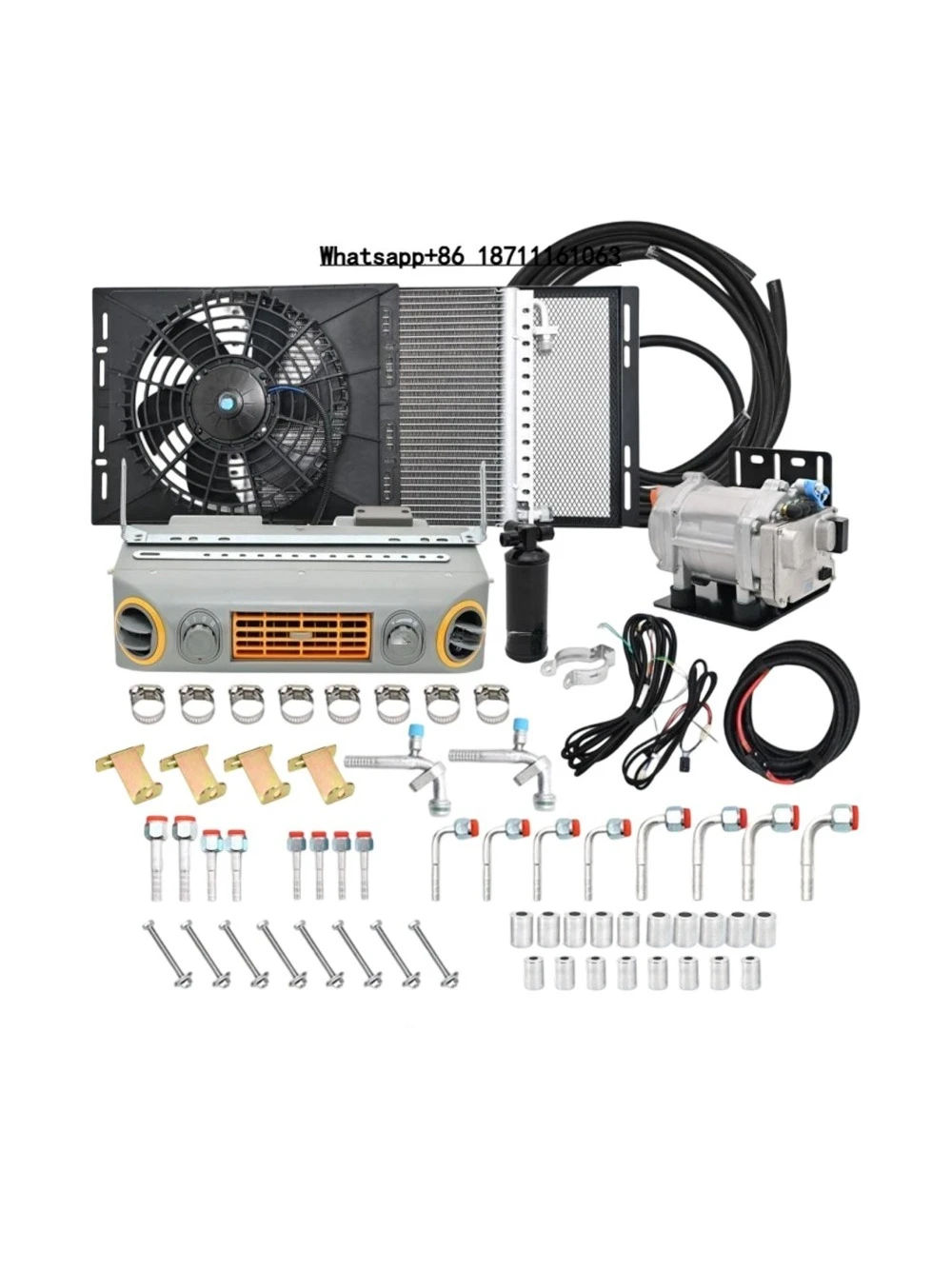 

Auto AC Air Conditioner System Air Complete Conditioning Under-Dash Evaporator Unit 12V 24V for Vintage Modified Cars