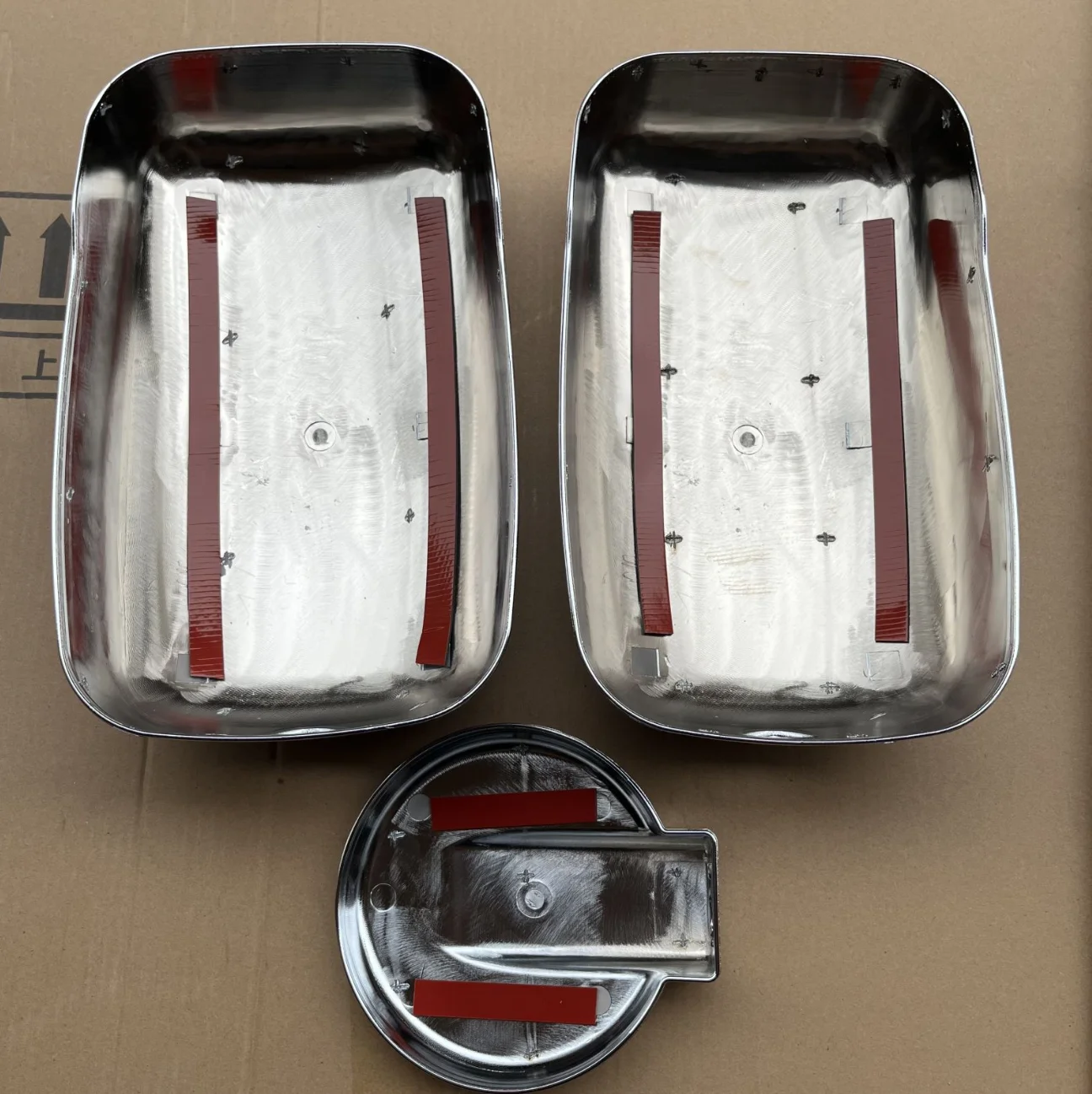 HIGH QUALITY ELECTROPLATED CHROME REAR VIEW MIRROR COVER FOR ISUZU 600P ELF BODY PARTS