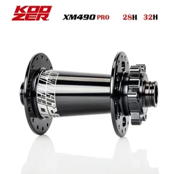 KOOZER XM490 PRO  BOOS MTB Front Hubs 110x15mm Mountain bike 6 Bolts Disc Sealed Bearing Hub 28/32Holes