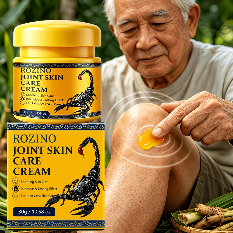 1Pcs/2Pcs/3Pcs Small Yellow Bottle Joint Skin Care Cream/Body Massage Cream, with a Texture That Is Easy to Apply and Is Refreshing and Non-Greasy, Especially Suitable for Use on the Back, Knees, and Elbows, Providing up to 72 Hours of Deep Moisturization, Relieving Dry and Tight Skin, Bringing Comfort and Strength to the Skin, Perfect for Autumn and Winter, Suitable for Use by the Elderly at Home and by Athletes