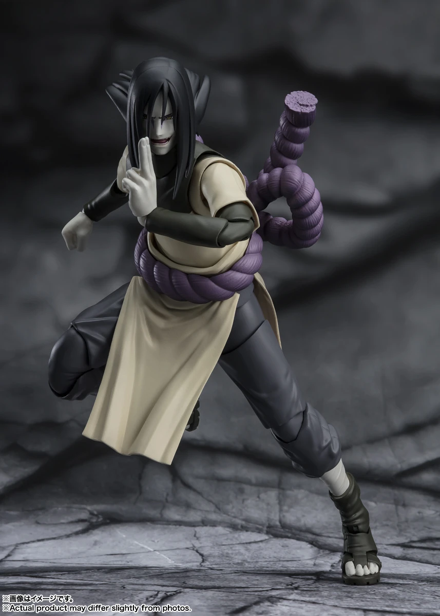 In Stock Brand New Bandai SHF Naruto Series Orochimaru-the Eternal Seeker Seeking Truth-movable Action Figure Model Collection