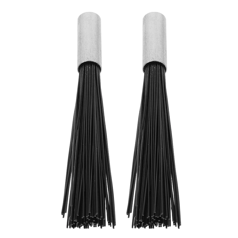 

2 pcs Car Carbon Brushes Engine Cleaner Deposition Tools Automotive Dusting Hard Brush Detail Supplies Vent Cleaning