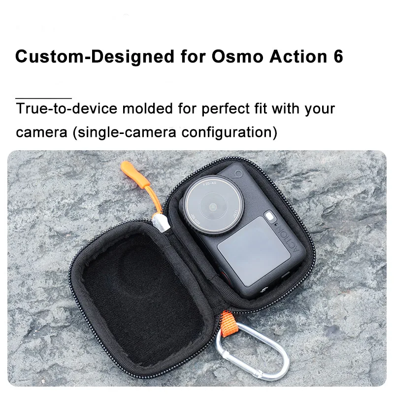 حقيبة حمل لـ DJI Osmo Action6/6 pro ملحقات تخزين حافظة واقية غطاء صلب لملحقات كاميرا Osmo Nano Action #3