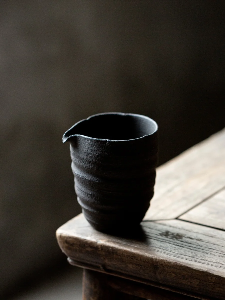 

Handmade Purple Clay Gongfu Tea Set Upright White Gold Full Pure Retro Wasteland Lid Bowl Ancient Rude Scholar Tea Server