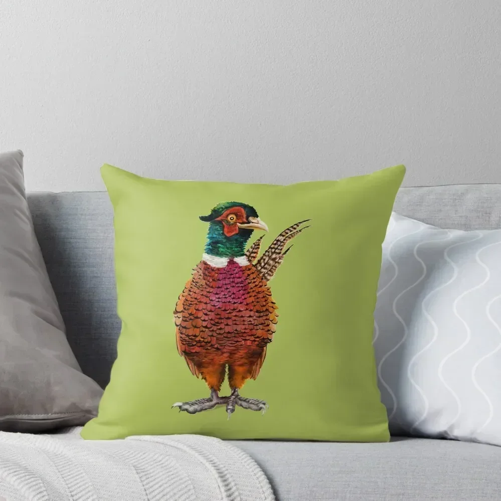 

Happy Pheasant Cartoon Game Bird Throw Pillow New year Sofa Cushion Cover Pillow Decor Cushions Cover pillow