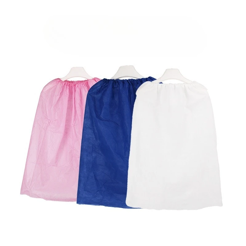 Spa Beauty Salon Disposable Bath Skirt Tube Top Body Skirt Sauna Sweat Shirt Bathrobe