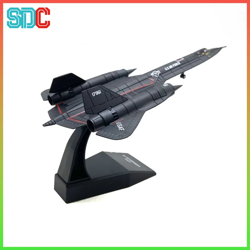 

Nsmodel 1:144 SR-71 Blackbird Реконструкционный самолет из сплава Модель истребителя Коллекционный дисплей Военная история Игрушки и хобби