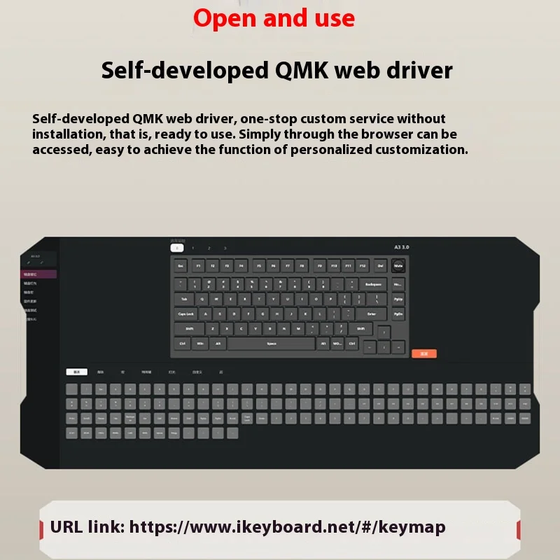 James Donkey A3 3.0 Mechanical Keyboard Wireless 3mode Multi Functional Knob 81keys Pbt Hot Plug Rgb Customized Gaming Keyboard