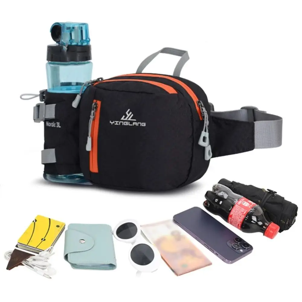 Running Bag Waist Belt Pack Outdoor Marathon Gym Sport Fitness Water Bottle Pouch Fanny Waist Pack Riding Cycling Phone Pocket image 5