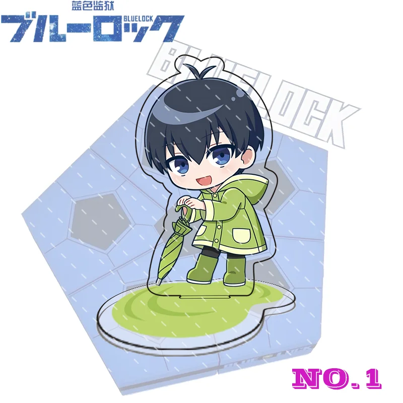 Anime BLUE Prison Isagi Yoichi Chigiri Hyoma Acrylic Stand Figure Rainy Season Style Model Plate Standing Desk Decor