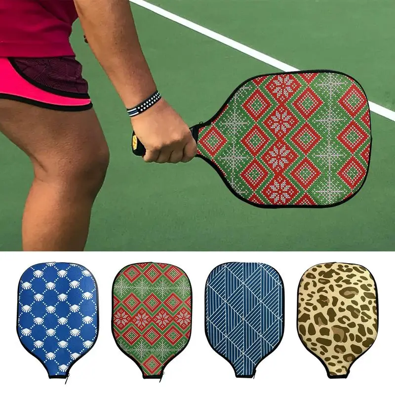 Pickleball Cover Portable Racket Sleeve For Pickleballs Paddle Storage Bag Protective Paddle Sleeve Table Tennis Paddle Case