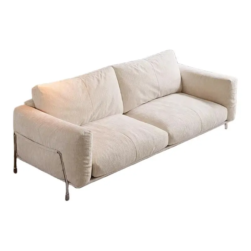 2026 new Hammer inline sofa antique Bauhaus retro sofa living room small apartment fabric chenille