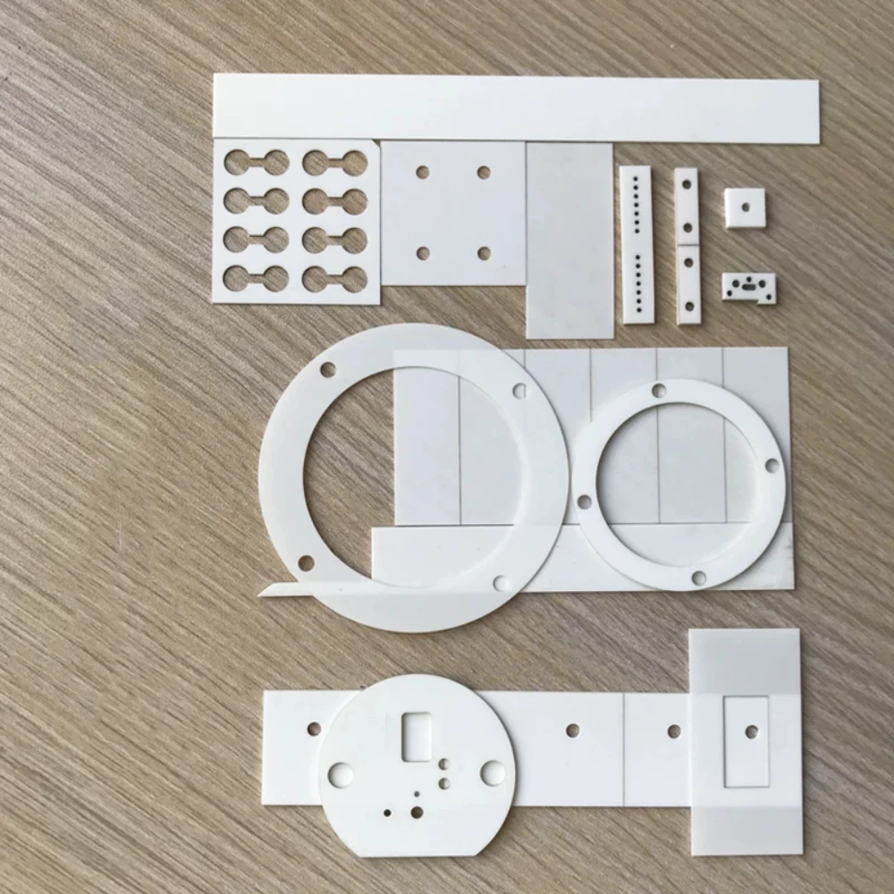 10pcs High Temperature Resistant Gasket ID 10/12/13/14/15/16-31mm Alumina Ceramic Washer Spacer Insulating Ceramic Washer