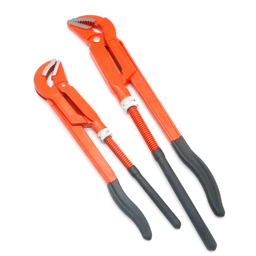 Eagle Point Pliers 1 1.5Inch Quick Pipe Wrench 45° Large Opening Throat Heavy Duty Plumbing Tools