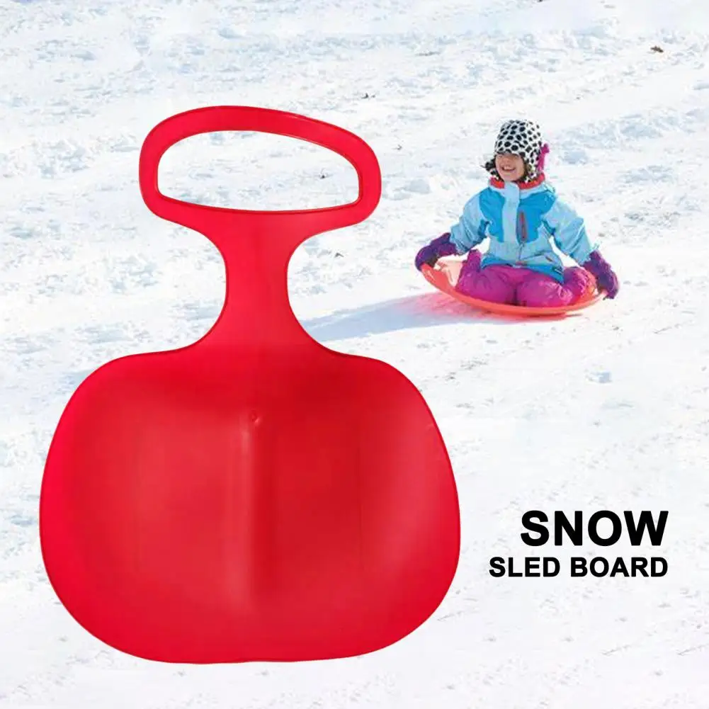 2 Teile/satz Schnee Schlitten Bord Anti-skid Design Stabile Basis Griff Design Kinder Schnee Schlitten Schlitten für Kinder