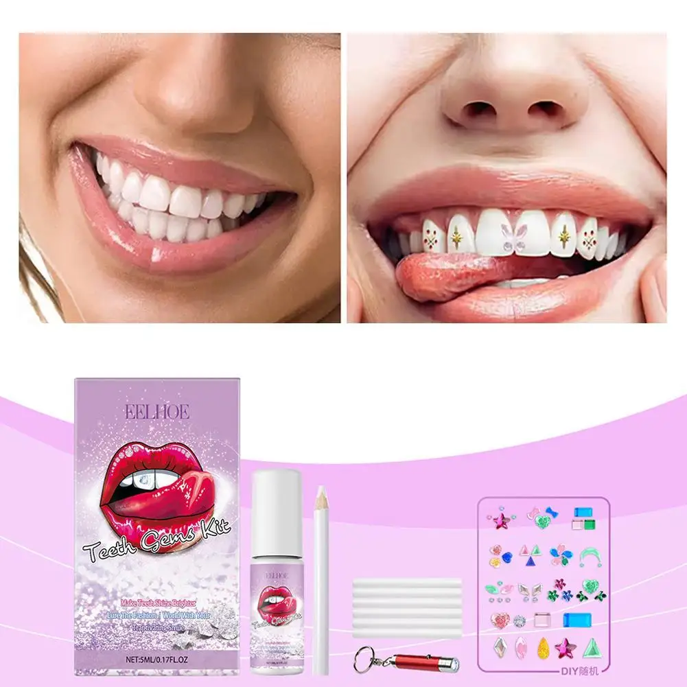 

Denture Dental Tooth Gems Fashion Colorful Various Shapes Teeth Jewelry Acrylic Crystal Diamond Ornament