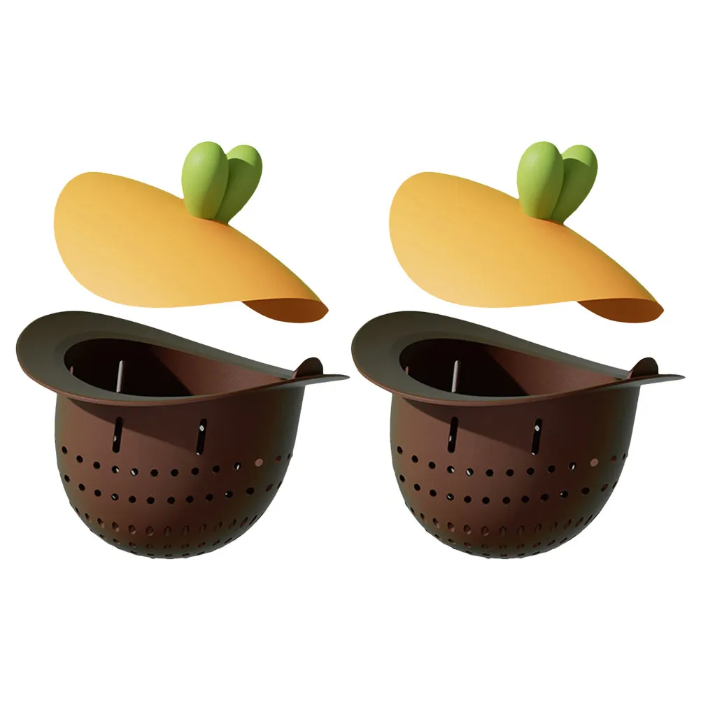 

2Pcs Sink Strainers Cartoon Mesh Net Filter for Kitchen Bathroom Sink Drain Stopper Basket Hair Catcher Strainer Screen