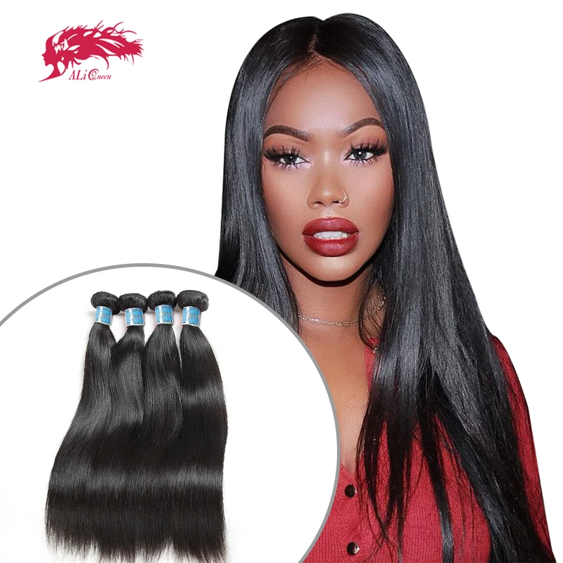 Peruvian Straight Raw Virgin Hair Bundles Mixed Length Wholesale Price Natural Color Mixed Texture 8