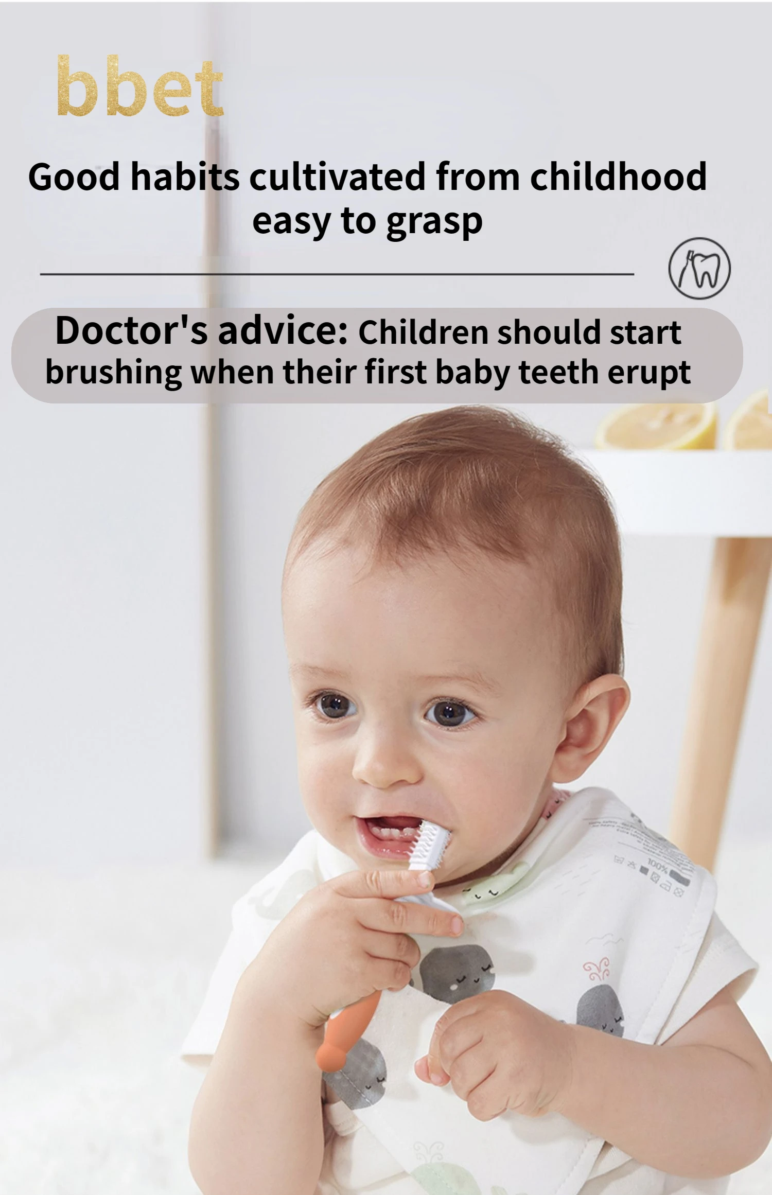 BBET 2PC Baby Tooth Brush Silicone Training Toothbrush For Children Dental Oral Care Child Toothbrush Baby Items Free Shipping