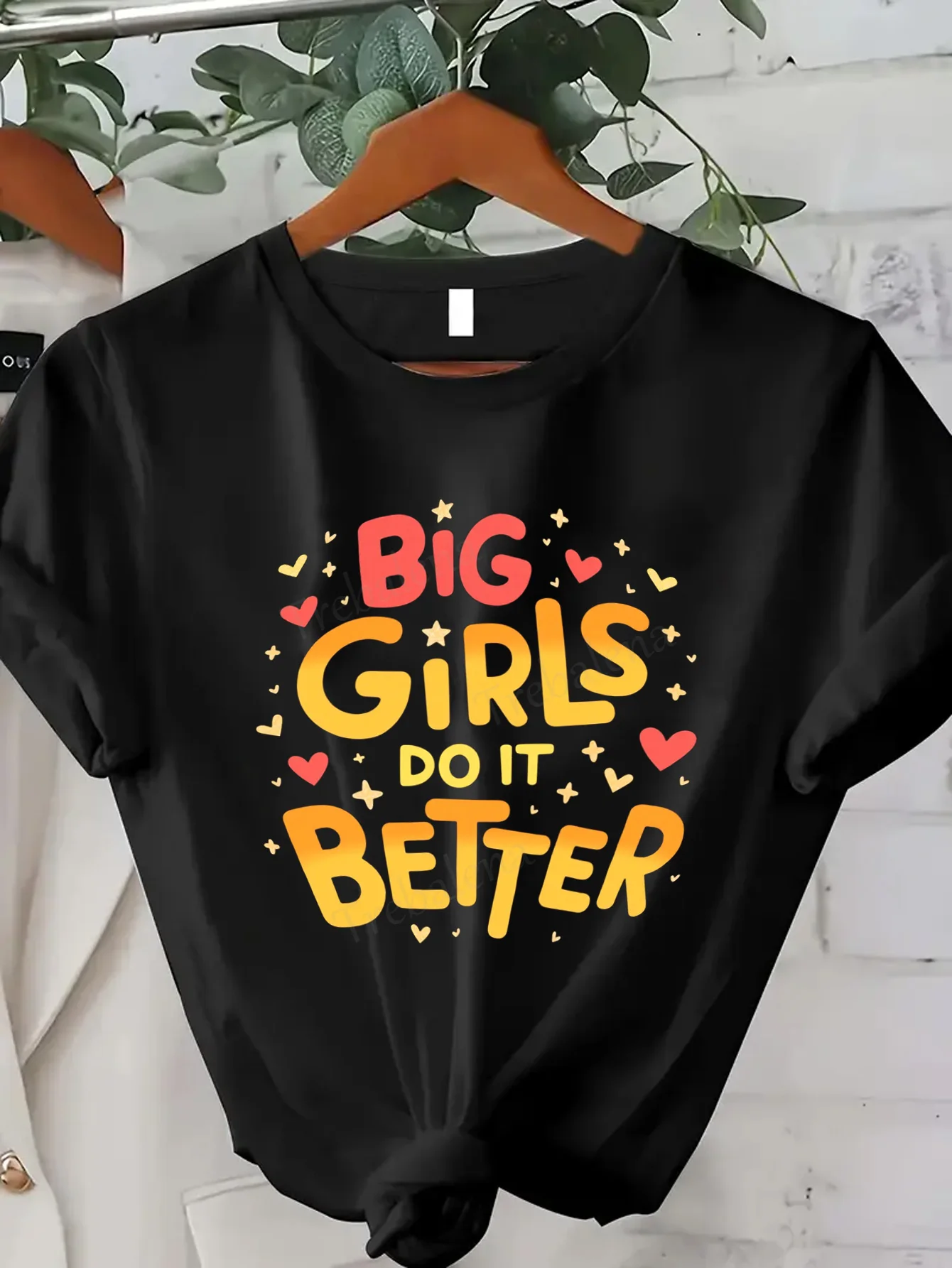 Women T-shirt Big Girls Do It Better Tee - Bold & Sexy Women's Graphic T-Shirt