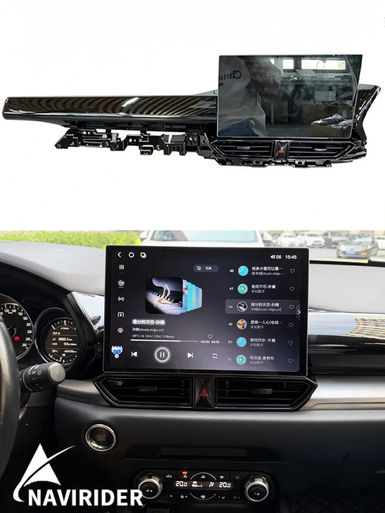 Ja, 13" Dual-System Android 15 QLED Autoradio für Mazda CX5 2017-2022 BT Carplay GPS Navi Stereo Auto-Multimedia RDS Video-Player