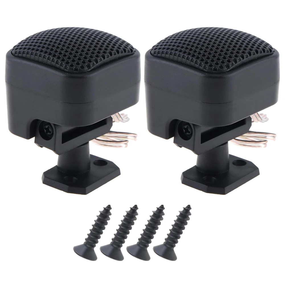 #15G Automotive Parts & Accessories,2Pcs 500W Mini High Efficiency Stereo Speaker for Car Audio System,Black