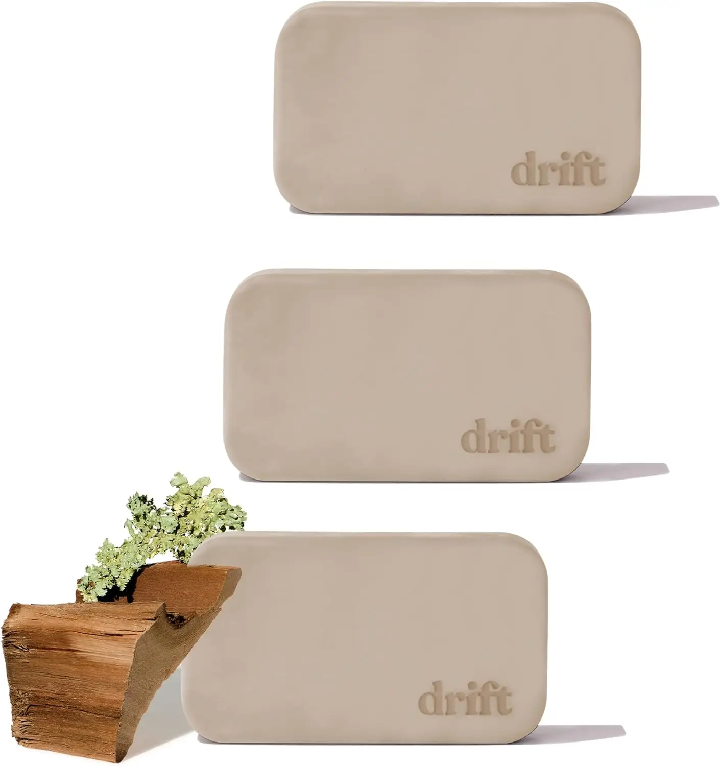 

Drift Car Air Freshener - Stone Scent Refill 3 Pack, Long Lasting Odor Eliminator with Metal Clip and Essential Oils