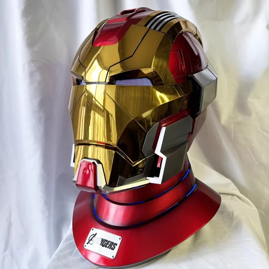 

Шлем Железного человека MK17 «ДЖАРВИС» с голосовым управлением, электронная маска с автоматическим открытием и голосовыми командами на английском языке, коллекционный экспонат