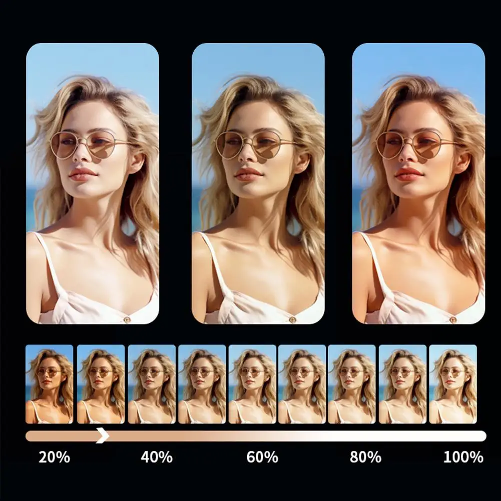 Three-color Magnetic Multi-function Fill Light Outdoor Live Mobile Phone Camera Light Portable Pocket Light