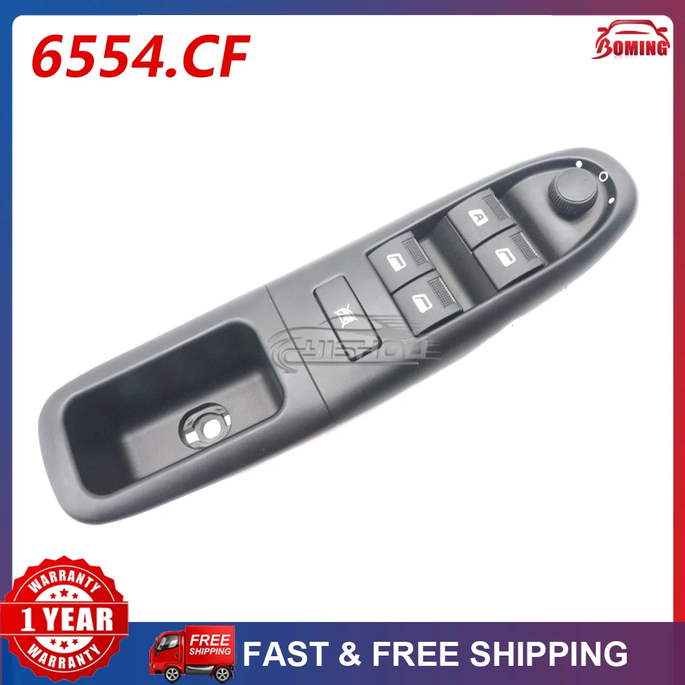 

Новый автомобильный переключатель стеклоподъемника, главные переключатели 6554.CF для Peugeot 406 1995-2004 6554CF 6554-CF 100005767