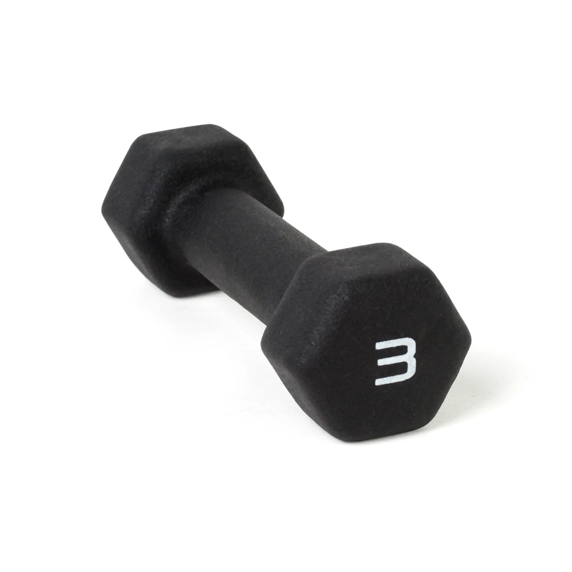 3lb schwarze Neopren hantel, einzeln