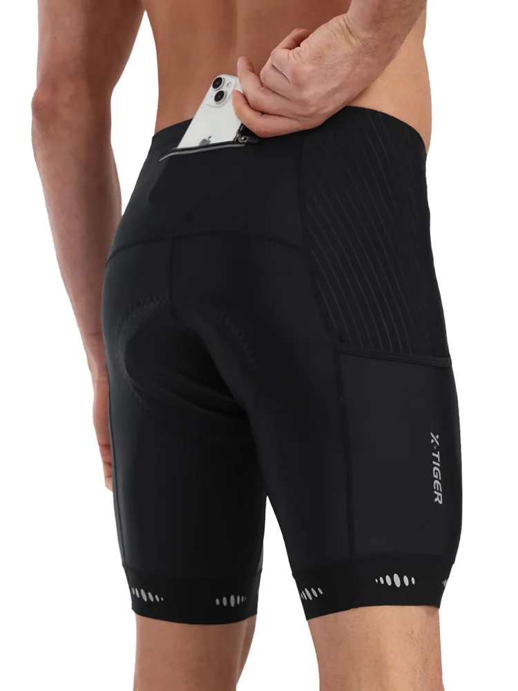 AliExpress X-TIGER Men's cycling shorts Pocket padded reflective shorts Bicycle MTB underwear Outdoor leisure trousers Swimming trunks