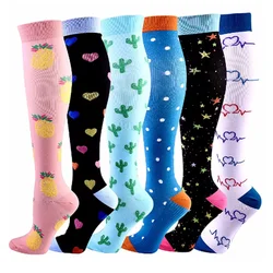 Compression Socks Blood Circulation Diabetes Pregnancy Varicose Socks Outdoor Mountaineering Travel Running Hiking Sports Socks