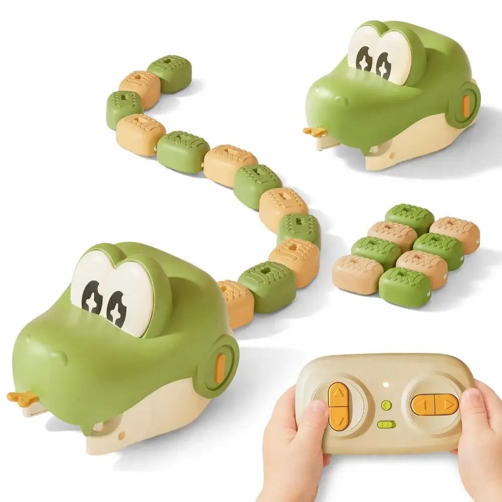 ABS Magnetic Snake Game Magnetic Tail Extension Sound and Light Competitive Snake Game Smooth Edges USB Rechargeable