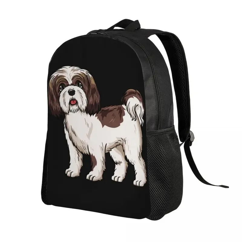 Custom Shih Tzu Dog Backpacks Men Women Casual Bookbag for School College Bags