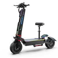 FENGQS GT9 Electric Scooter Off Road 7000W Dual Motor 90km/h Max Speed 60V38Ah Battery 12 inchTire E-Scooter With Seat & NFC KEY
