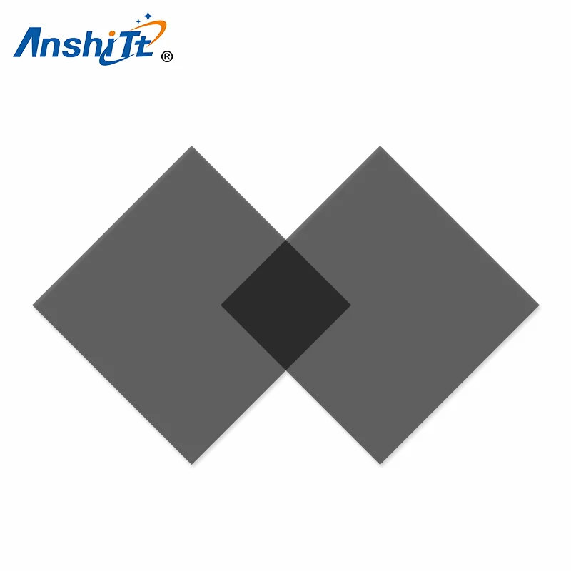 

5Pack 5*5cm Black Polarizer 90 Degree With Adhesive Color Polarized Film Used for High End LCD Screen G-SHOCK LCD Watch