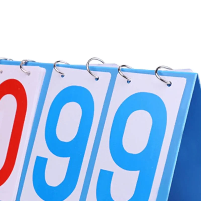 Table Top Scoreboard Collapsible Waterproof Score Turn Easily Turn Premium for Volleyball Football Badminton Basketball Tennis
