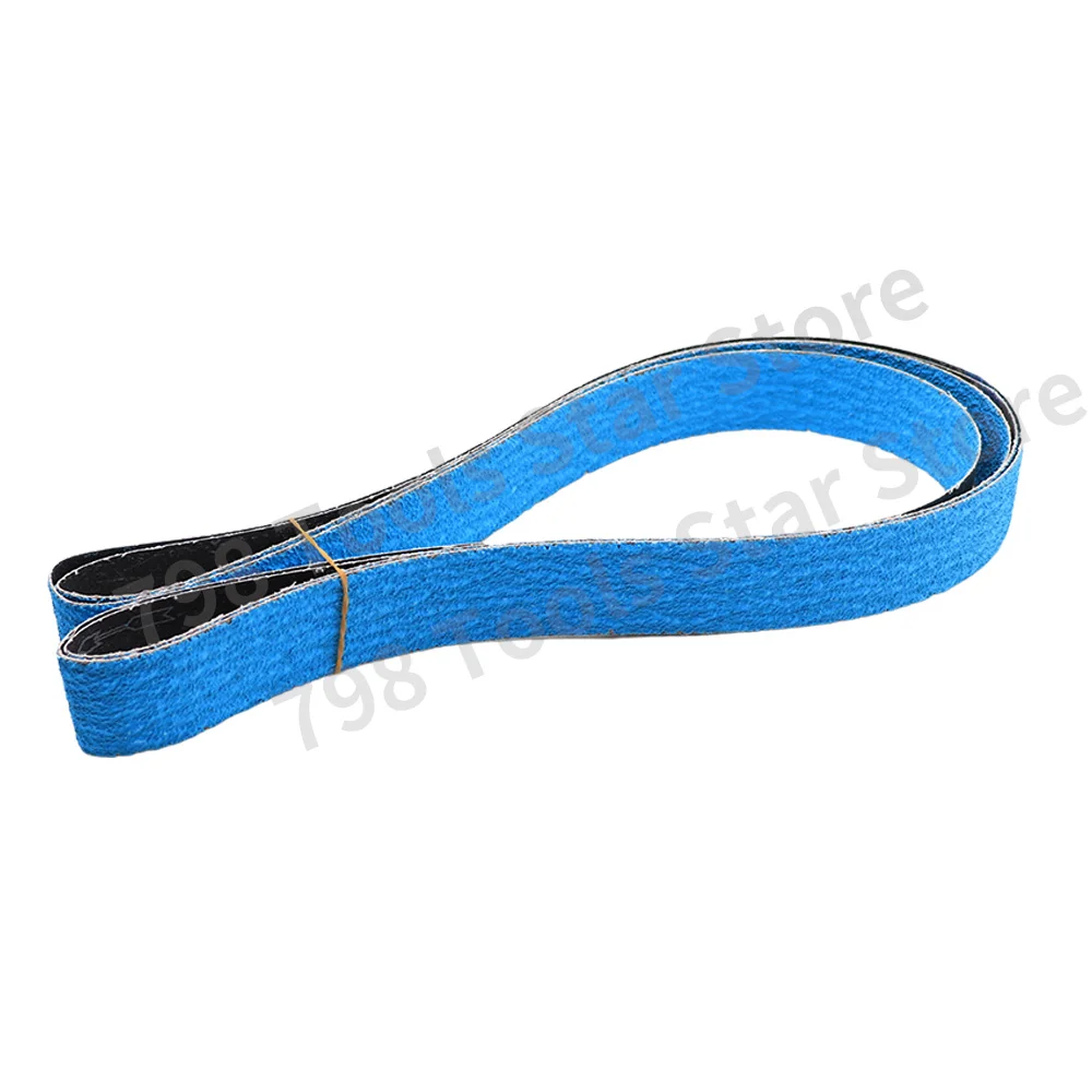 5PCS 2100 * 50mm Sanding Belts Zirconium Corundum Sanding Belt for Polishing Metal Stainless Steel Alloy Steel, 24-120 Grits