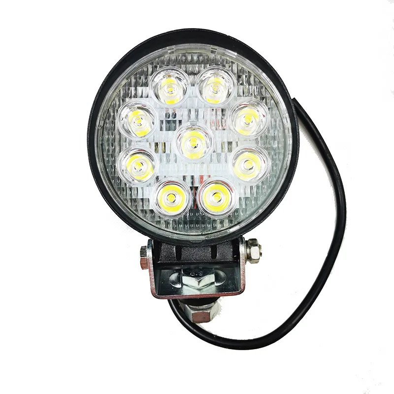 

For Excavator 24V Ultra Bright Diffuse Light Suitable Cat Truck Engine Headlights Caterpillar LED Lights 9-bead Round Li